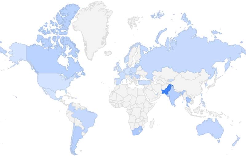 Speed by Country