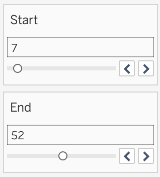 Filter Ranges In Tableau With Parameter Action Intervals Canonicalized